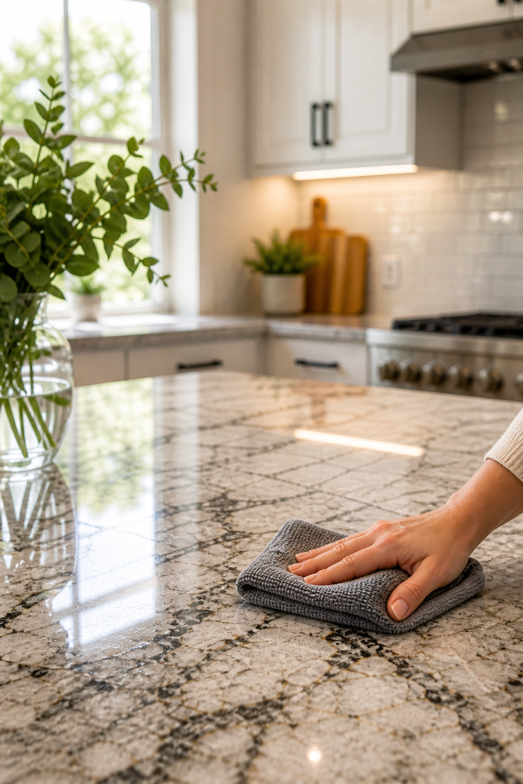 The Secret to Streak-Free Stone Surfaces